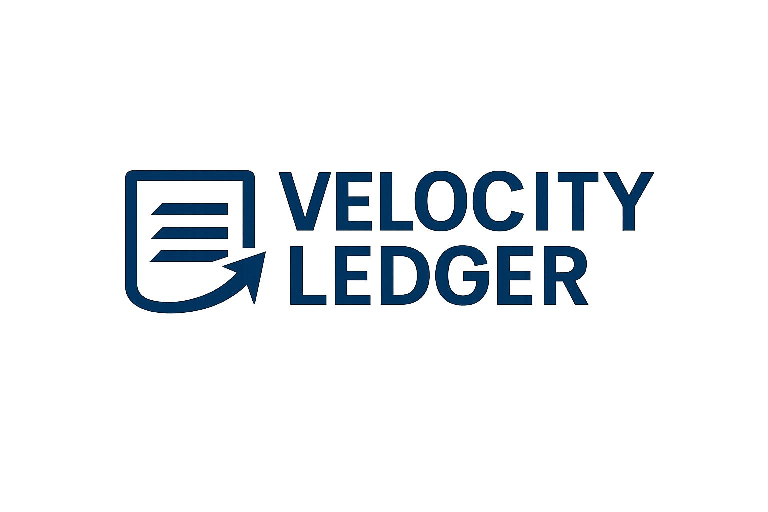 Velocity Ledger Logo